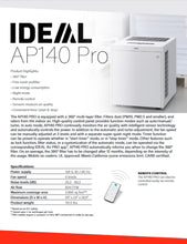 Load image into Gallery viewer, IDEAL AP140 Pro Indoor Air Purifier - 2,800 sq. ft. Coverage
