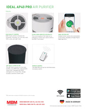 Load image into Gallery viewer, IDEAL AP40 Pro Indoor Portable Air Purifier
