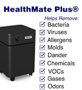 AUSTIN Air Purifier Healthmate Jr. PLUS W. HEPA Filter and 3 Speed Control -NEW WITH  5 Y. WARRANTY-